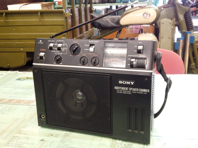 37年の時を経て！ソニー製ギターアンプラジオ入荷！ – 岡山 リユース