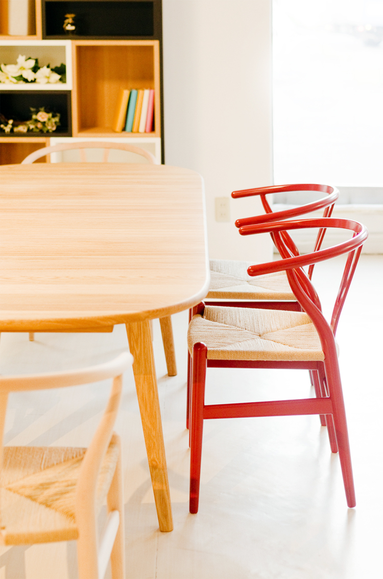 カールハンセン＆サン CH24 Yチェア レッドブラウン(ジャパンレッド)