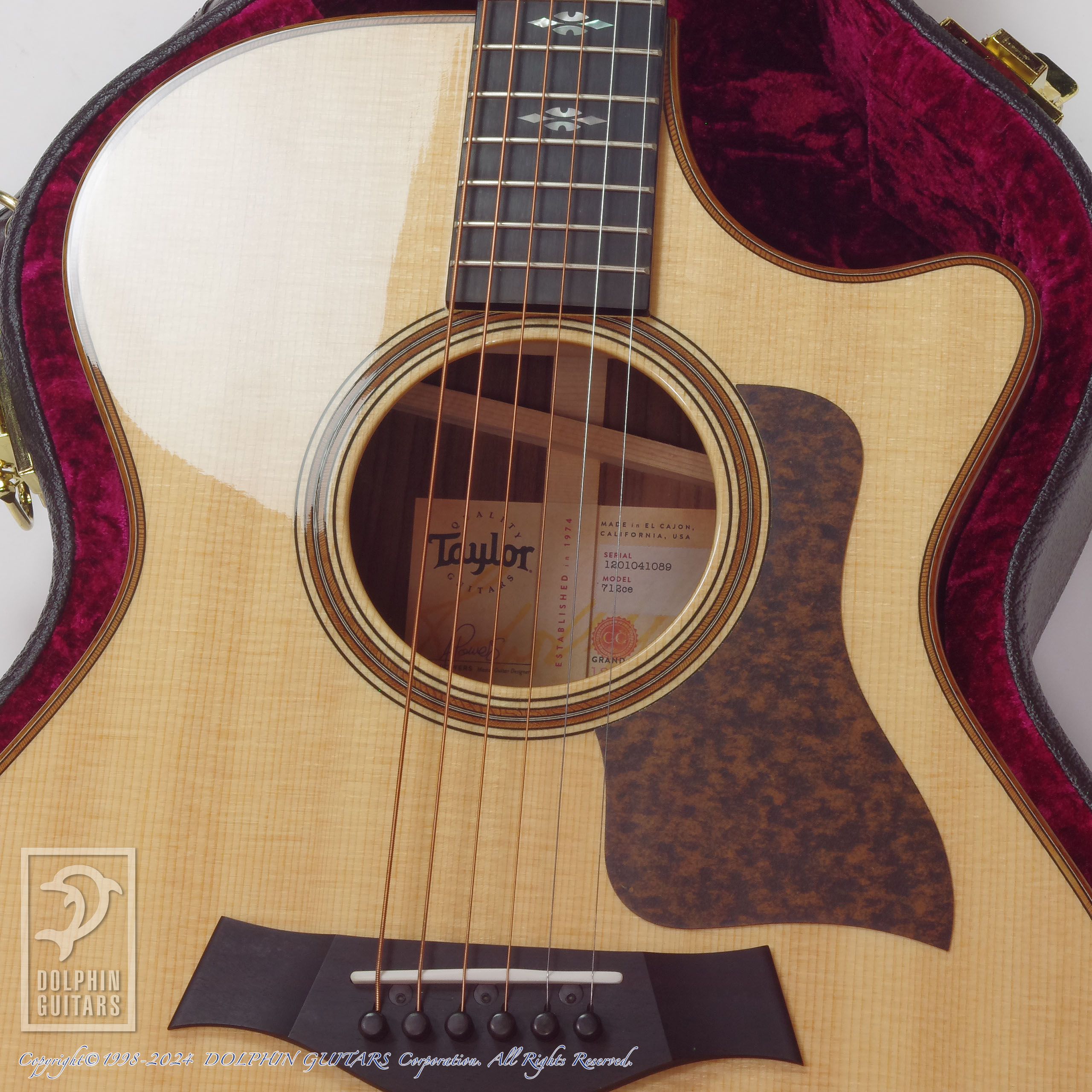 TAYLOR 712ce V-Class (Narrow Neck)|ドルフィンギターズ