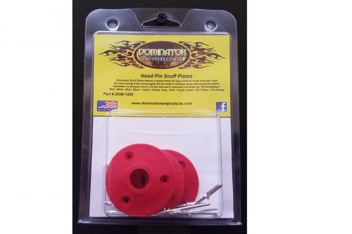 DOM-1202 Hood Pin Scuff Plates - Dominator Race Products