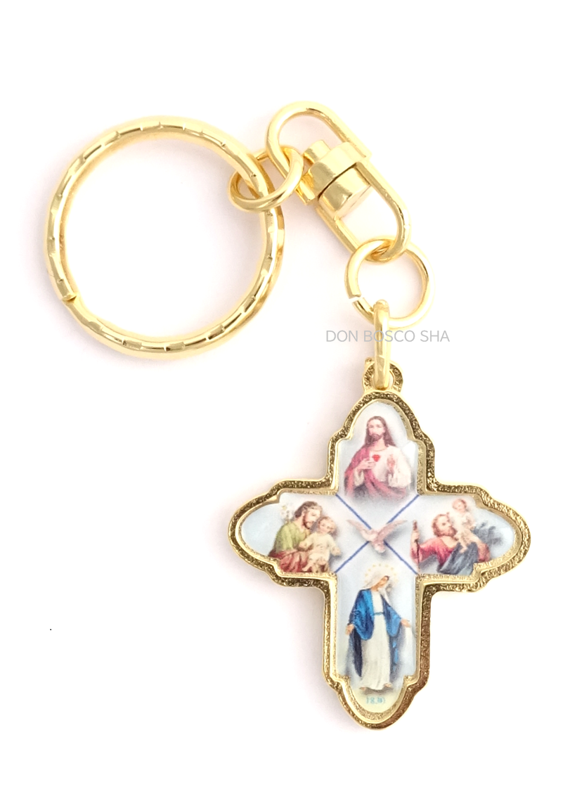 キーホルダー 信徒の十字架 カラー - ドン・ボスコ社