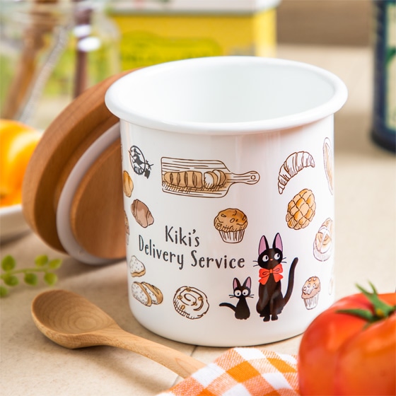 魔女の宅急便 ホーローキャニスター(木蓋付き) 750ml ENC8 | どんぐり