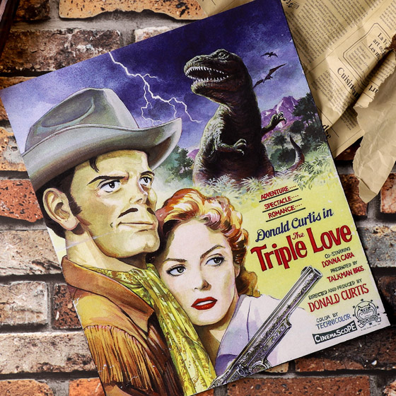 GBL】 紅の豚 アートポスター 「ドナルド・カーチス in The Triple