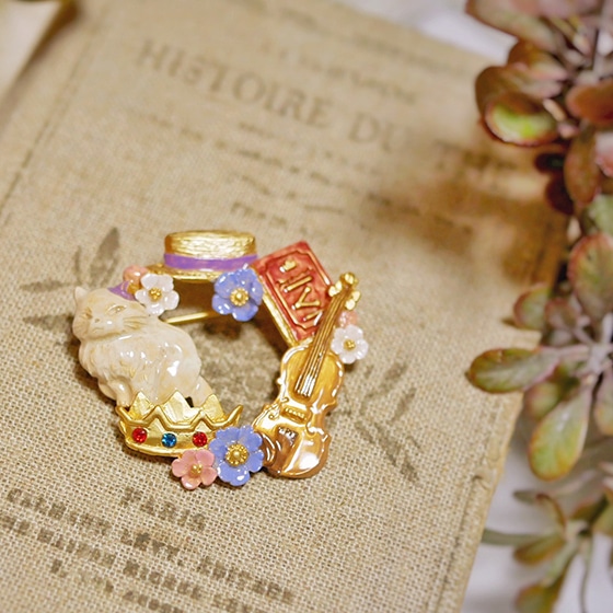 Donguri Closet】耳をすませば ブローチ ムーン | どんぐり共和国そら