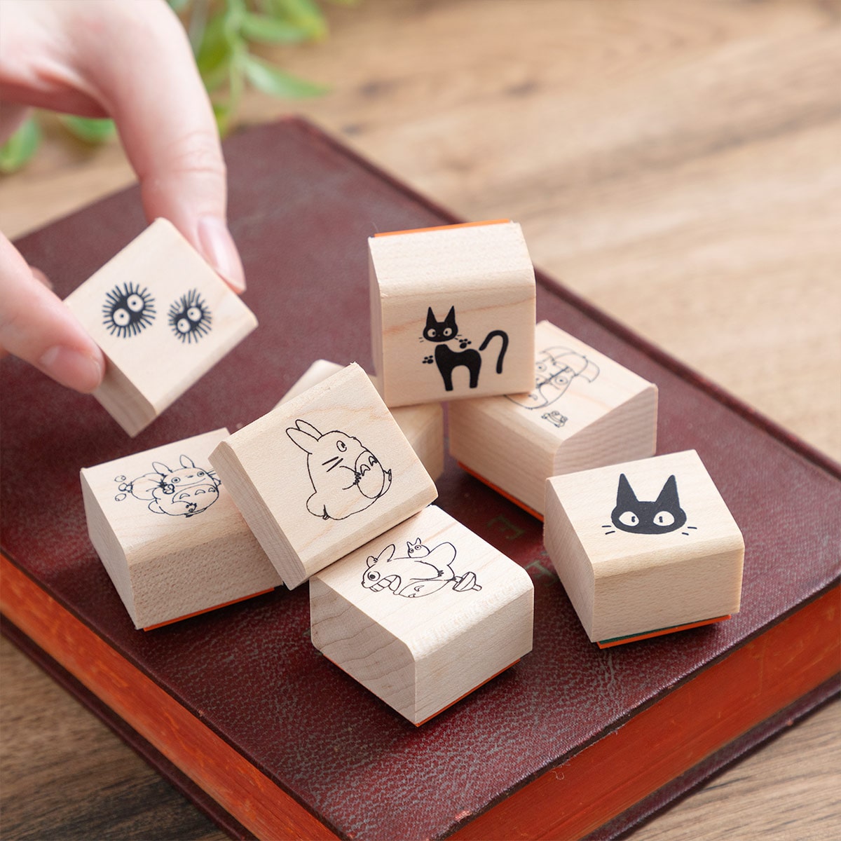 魔女の宅急便 きんちゃく すたんぷ 市松ジジ | どんぐり共和国そらのうえ店