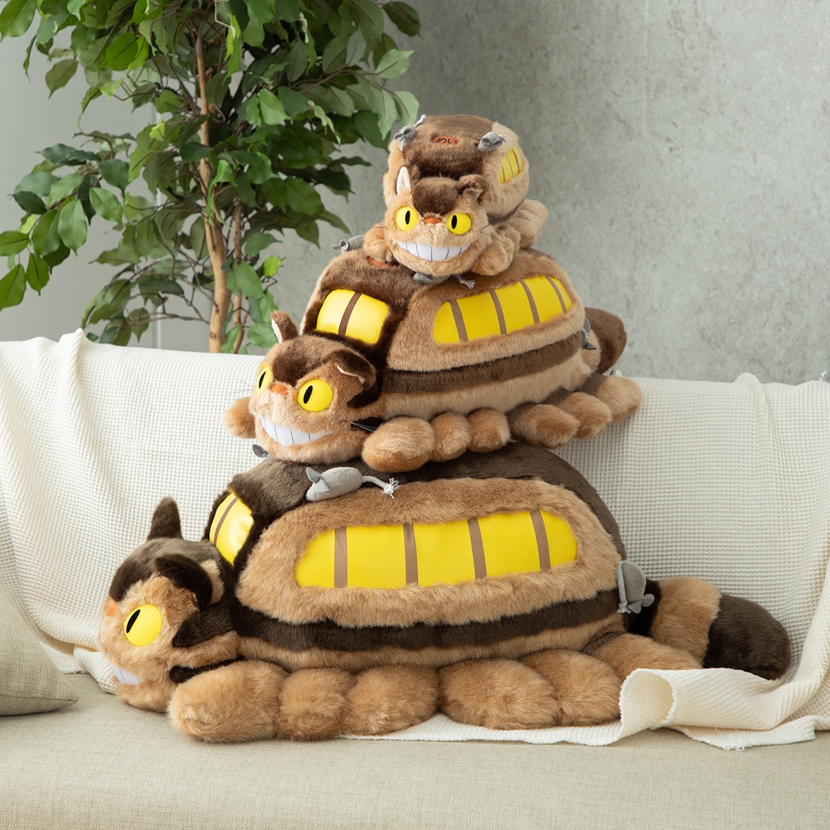 となりのトトロ ぬいぐるみ ネコバス 特大 | どんぐり共和国そらのうえ店