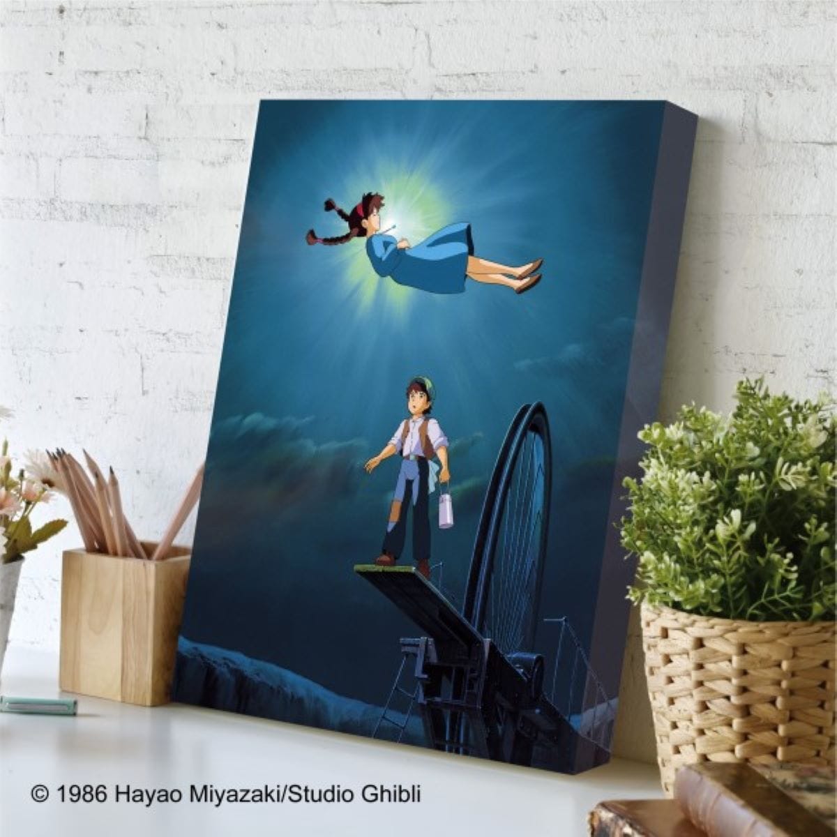 天空の城ラピュタ アートボードジグソー【空から降りてきた少女】ATB