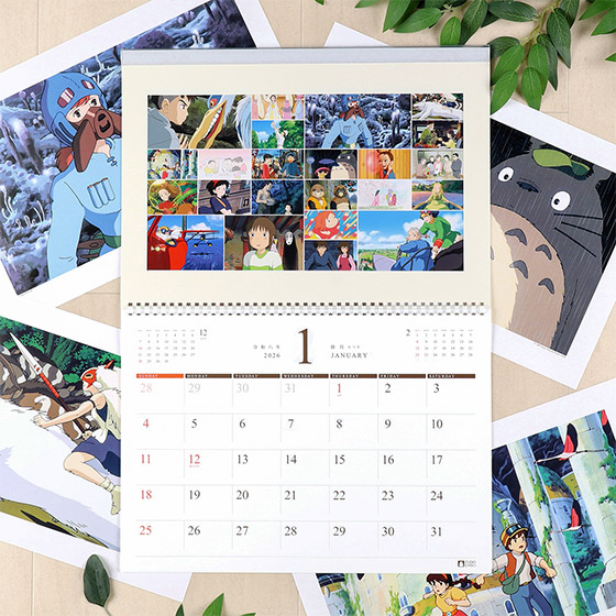 2026年スタジオジブリ作品アートフレームカレンダー | どんぐり共和国
