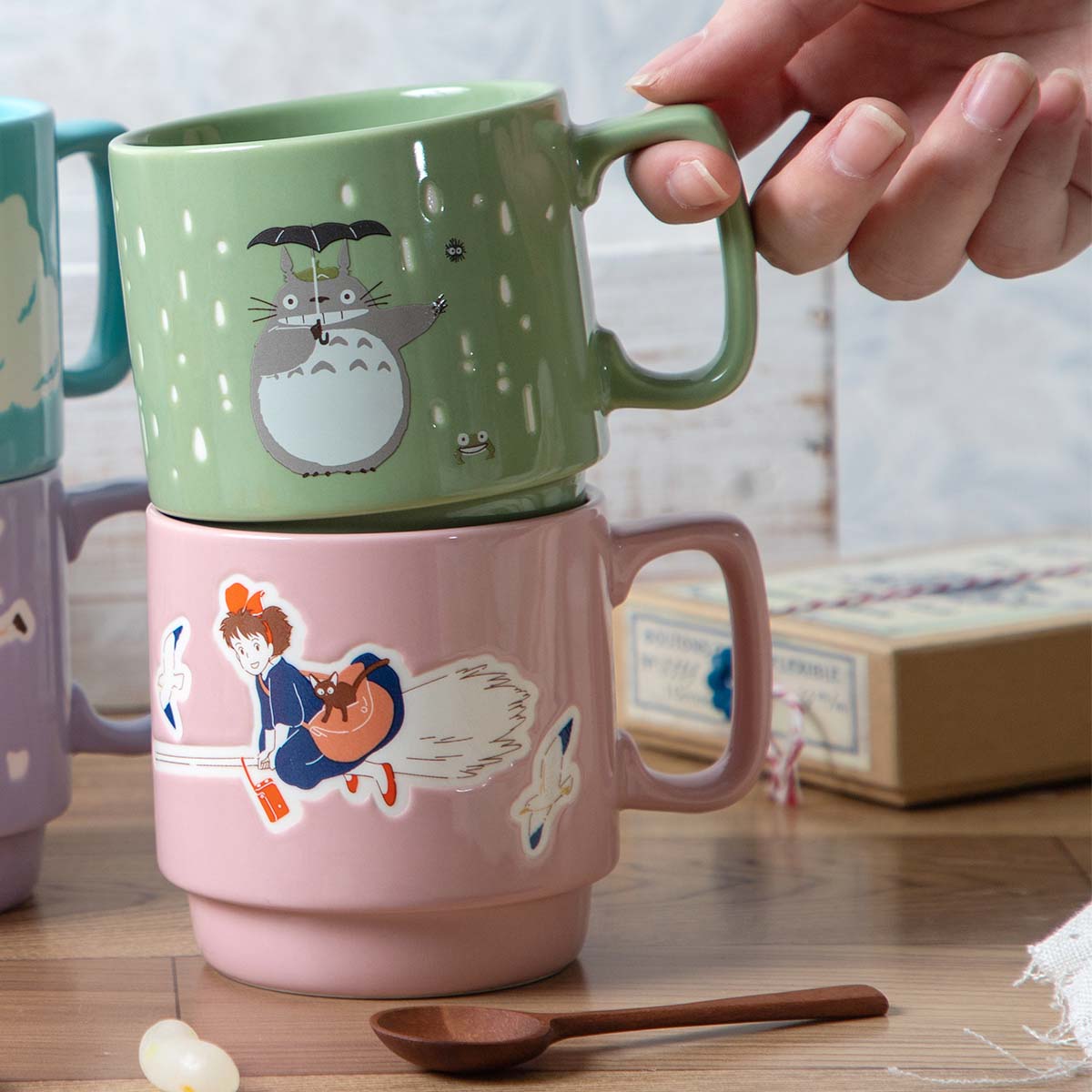 となりのトトロ ぽこぽこマグカップ 雨のしずく | どんぐり共和国そら