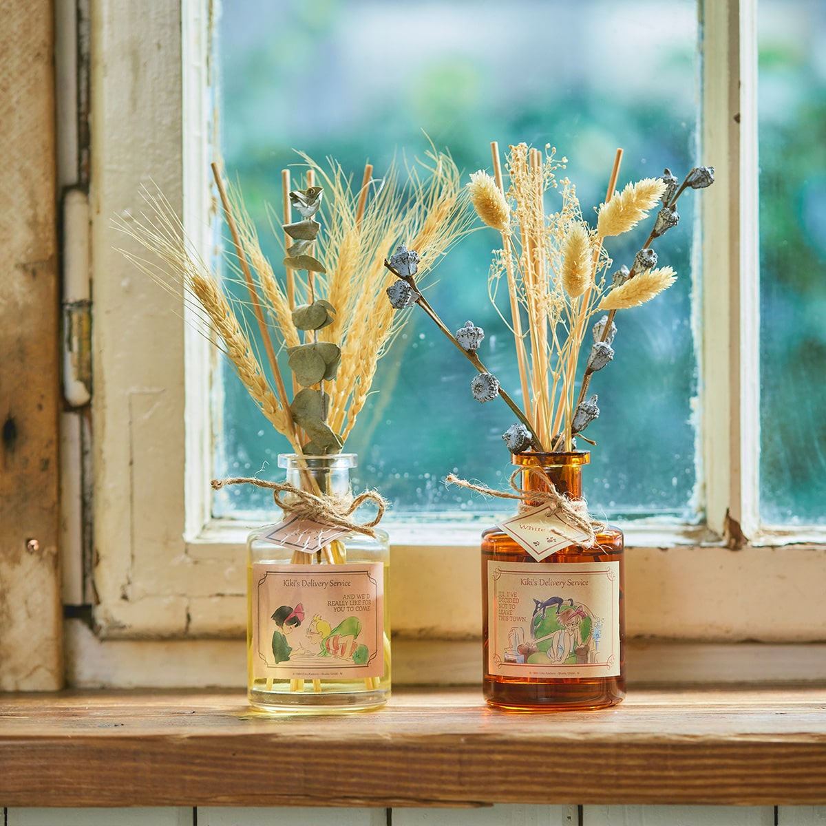 Donguri Closet】魔女の宅急便 ドライフラワーリードディフューザー