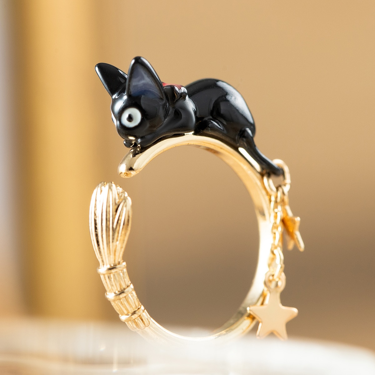 魔女の宅急便 キキへのおくりものシリーズ ホウキつかまりジジリング