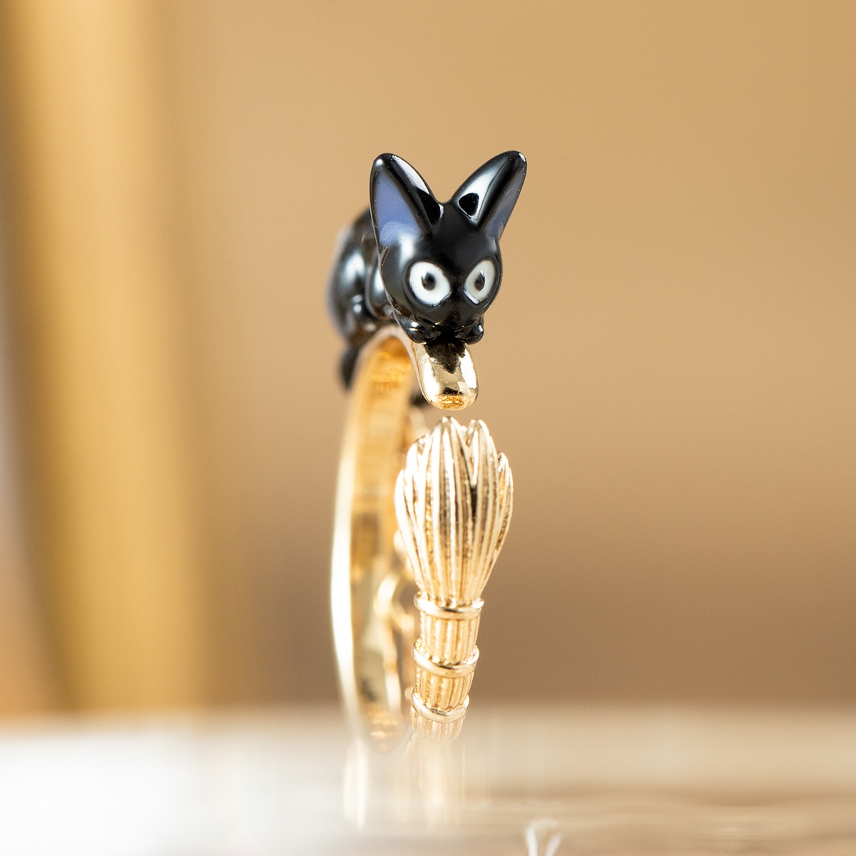 魔女の宅急便 キキへのおくりものシリーズ ホウキつかまりジジリング