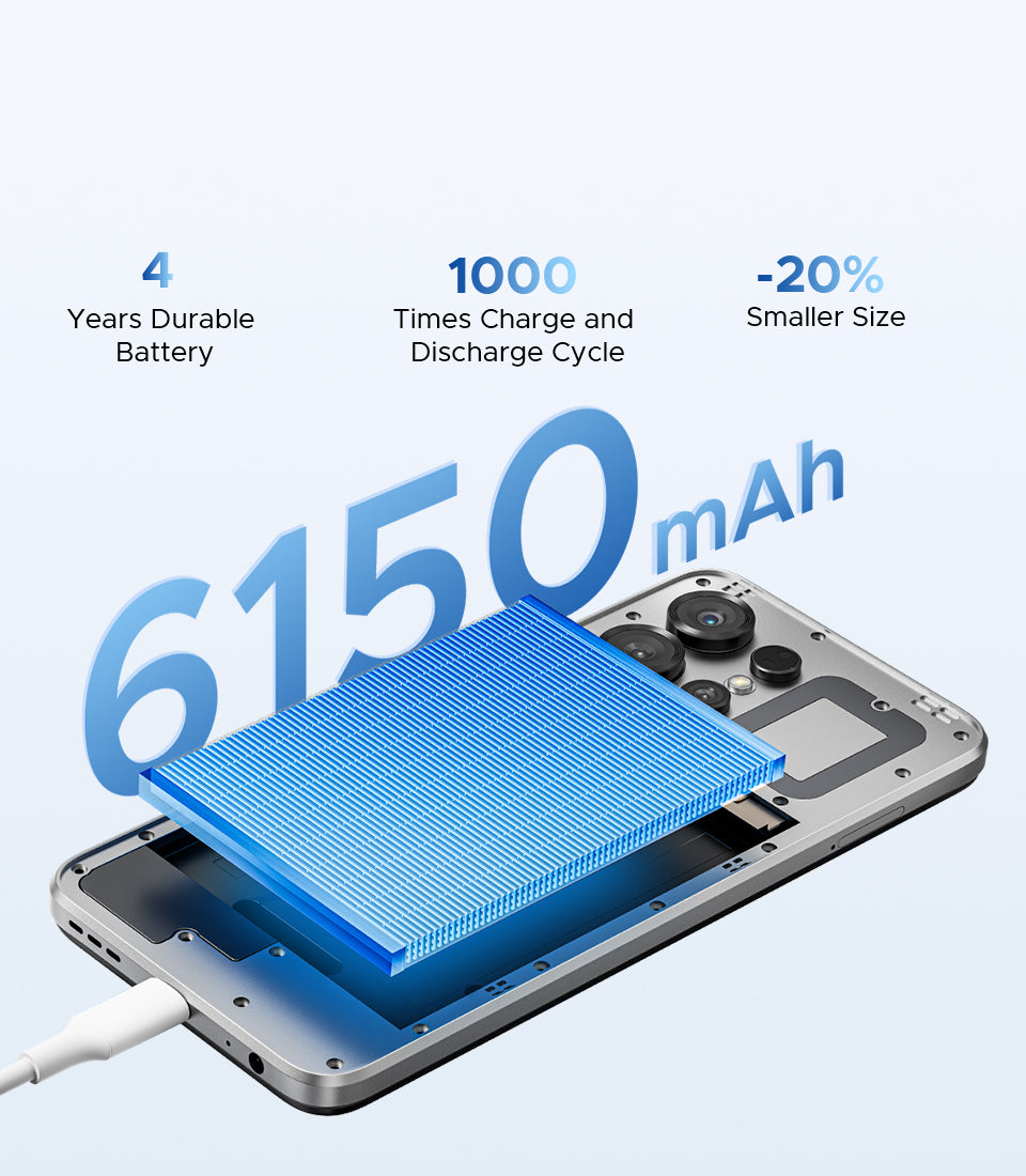 DOOGEE Note56X - 8.45mm Slim Android 16 Smartphone | 6150mAh, 90Hz