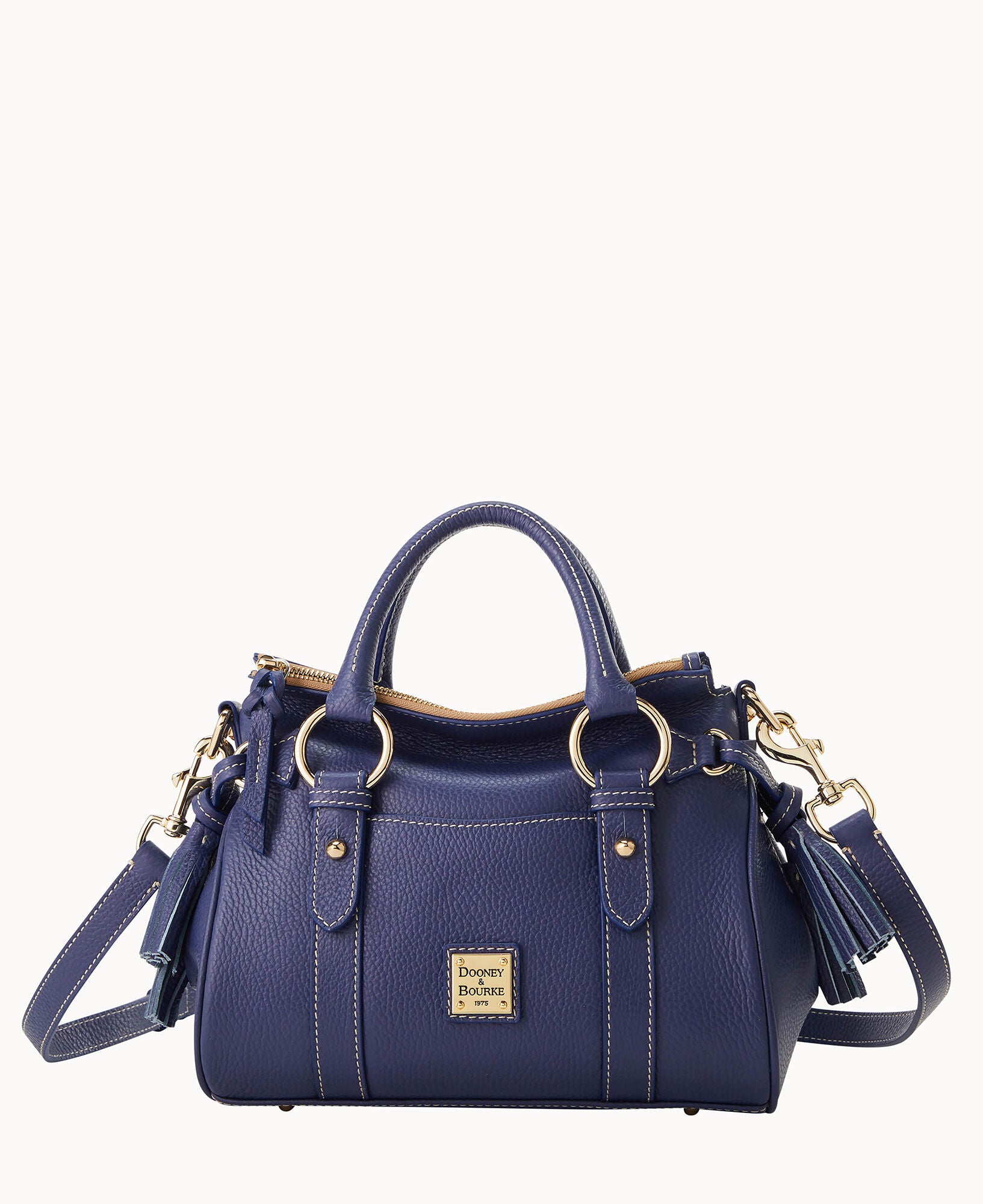 Lucca Leather Satchel With Pocket – Dooney & Bourke