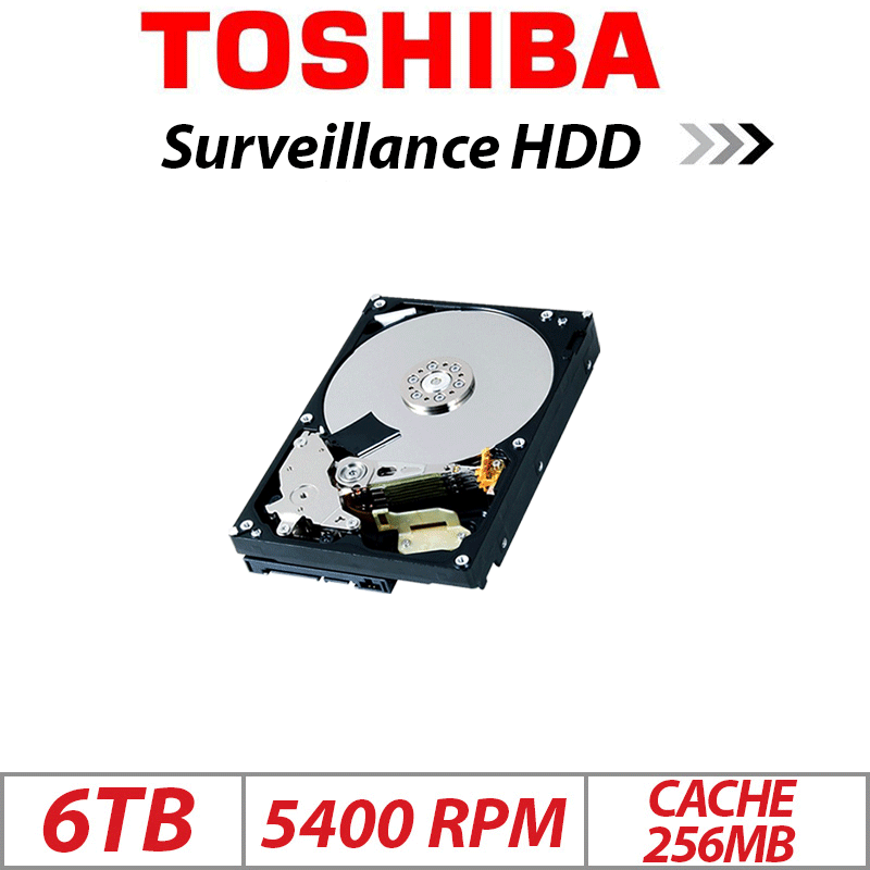 6TB TOSHIBA HDD SURVEILLANCE DT02ABA600VH ∙ Doris CCTV