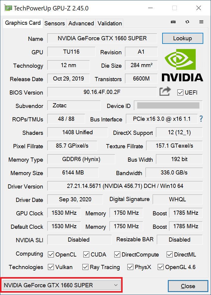 GPU-Zの使い方｜ドスパラ通販【公式】
