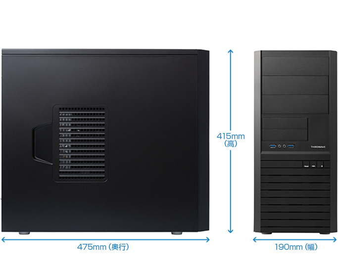 ミドルタワーパソコン「THIRDWAVE」シリーズ