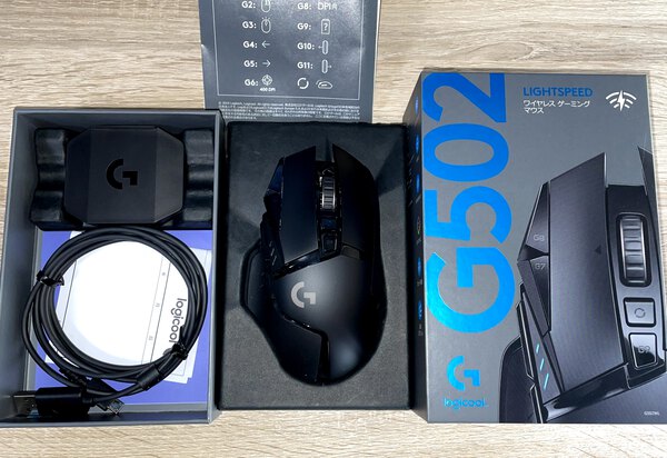 レビュー】ゲーミングマウス『Logicool G502 LIGHTSPEED WIRELESS