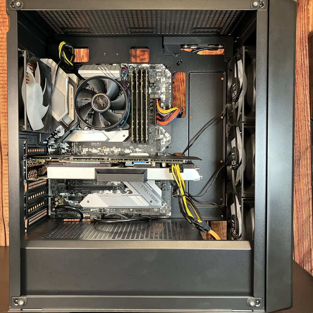 中古 自作PC OSなし (i9 11900K/64GB/SSD120GB/HDD1TB/GTX1070