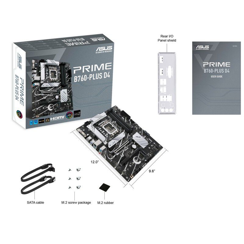 ASUS PRIME B760-PLUS D4 (B760 1700 ATX) ｜ パソコン通販のドスパラ