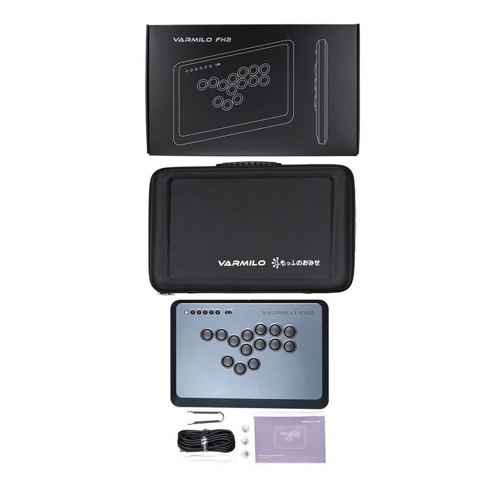 Varmilo(アミロ) FK2 Black Leverless Arcade Controller for Fighting