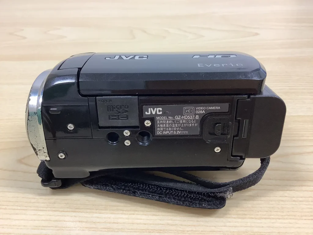 JVC VictorのHDDビデオカメラ Everio GZ-HD537 HDDが動かなくなった