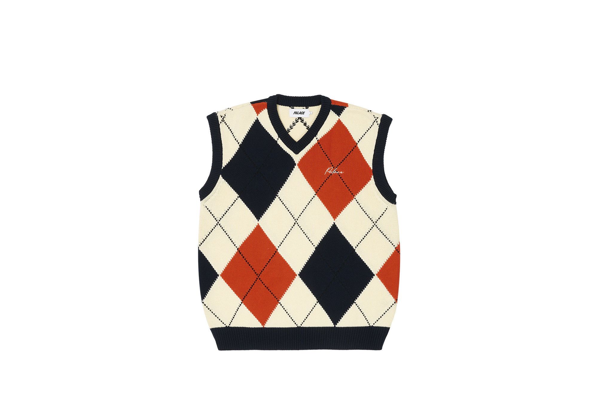ARGYLE KNIT VEST | PALACE SKATEBOARDS