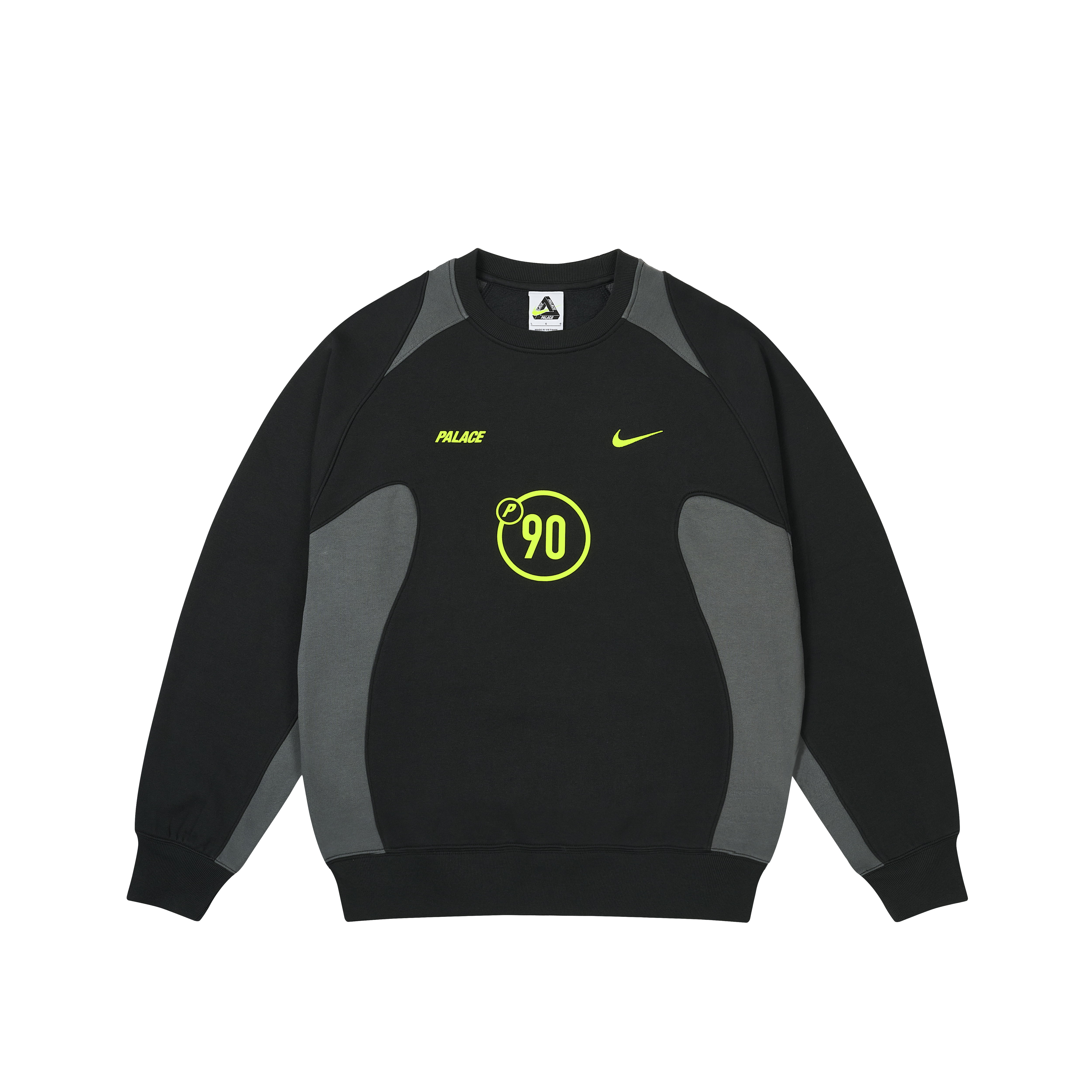 PALACE NIKE TOTAL P90 CREW BLACK | PALACE SKATEBOARDS