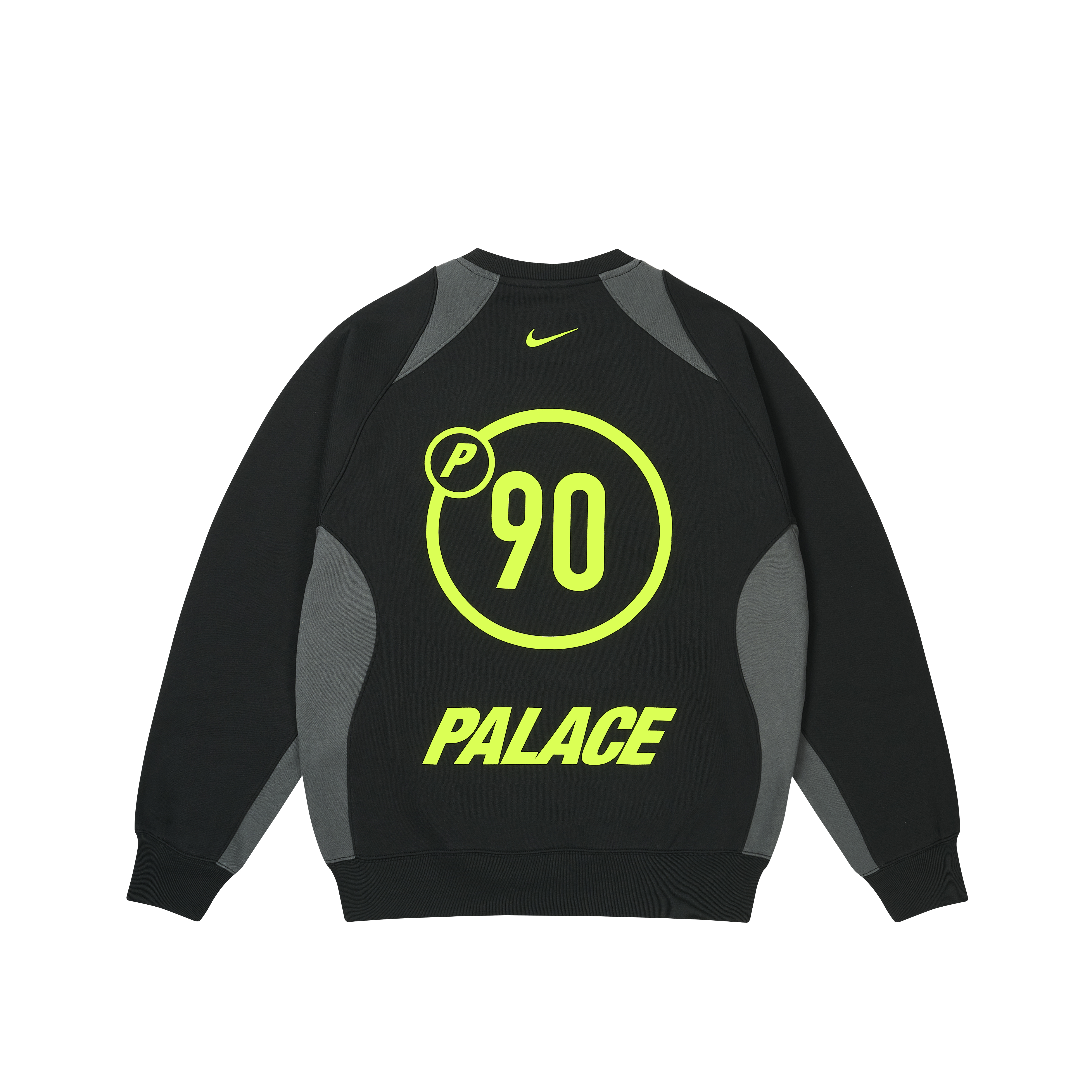 PALACE NIKE TOTAL P90 CREW BLACK | PALACE SKATEBOARDS