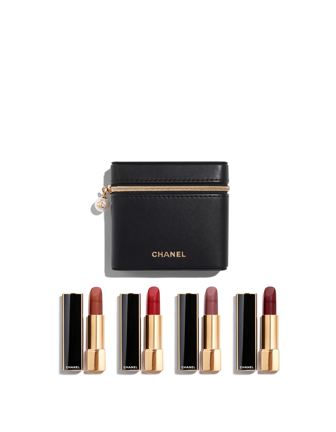 Chanel Chanel Rouge Allure Velvet Les Perles Set Of 4 Luminous