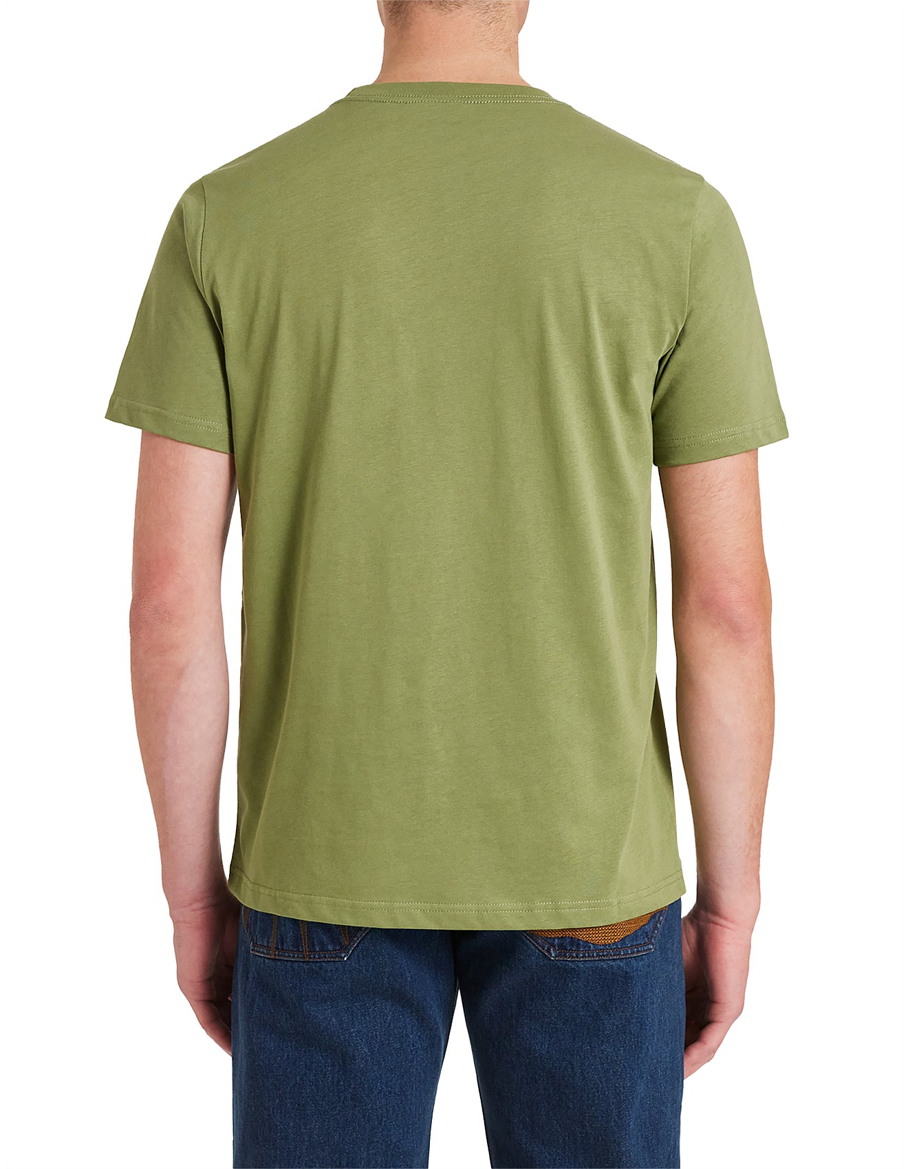 Ps By Paul Smith Mens Short Sleeve Reg Fit Tshirt Zebra Badge