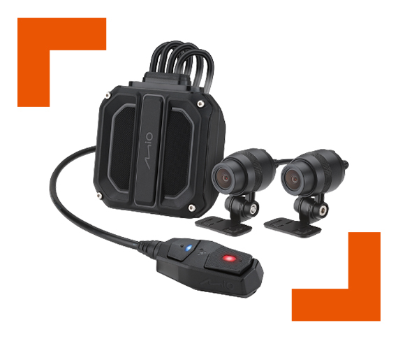 オートバイ専用GPSドライブレコーダー｜MIO M820WD