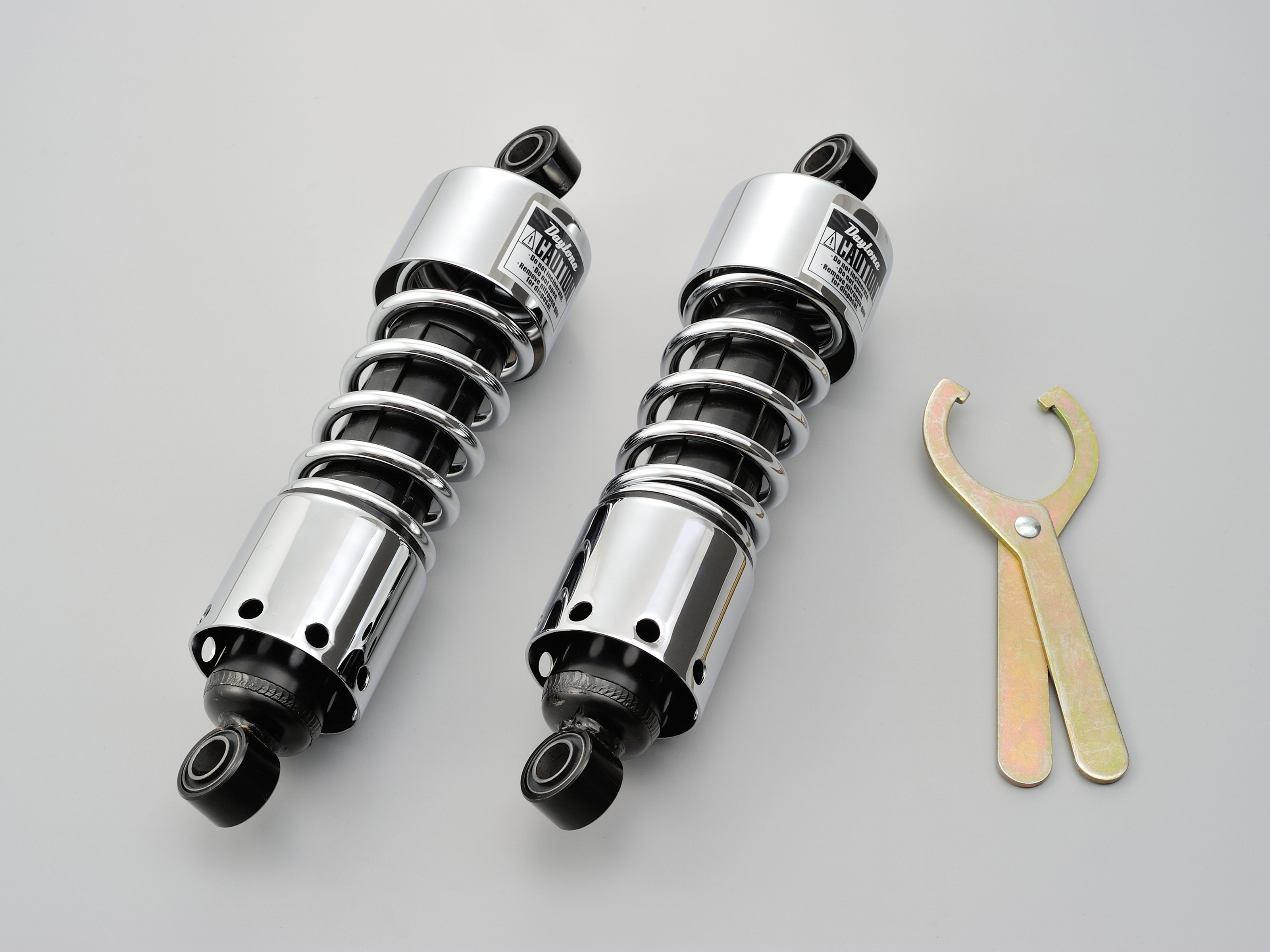 ローダウンリアショック Rebel/SR系 クロームメッキ｜株式会社デイトナ