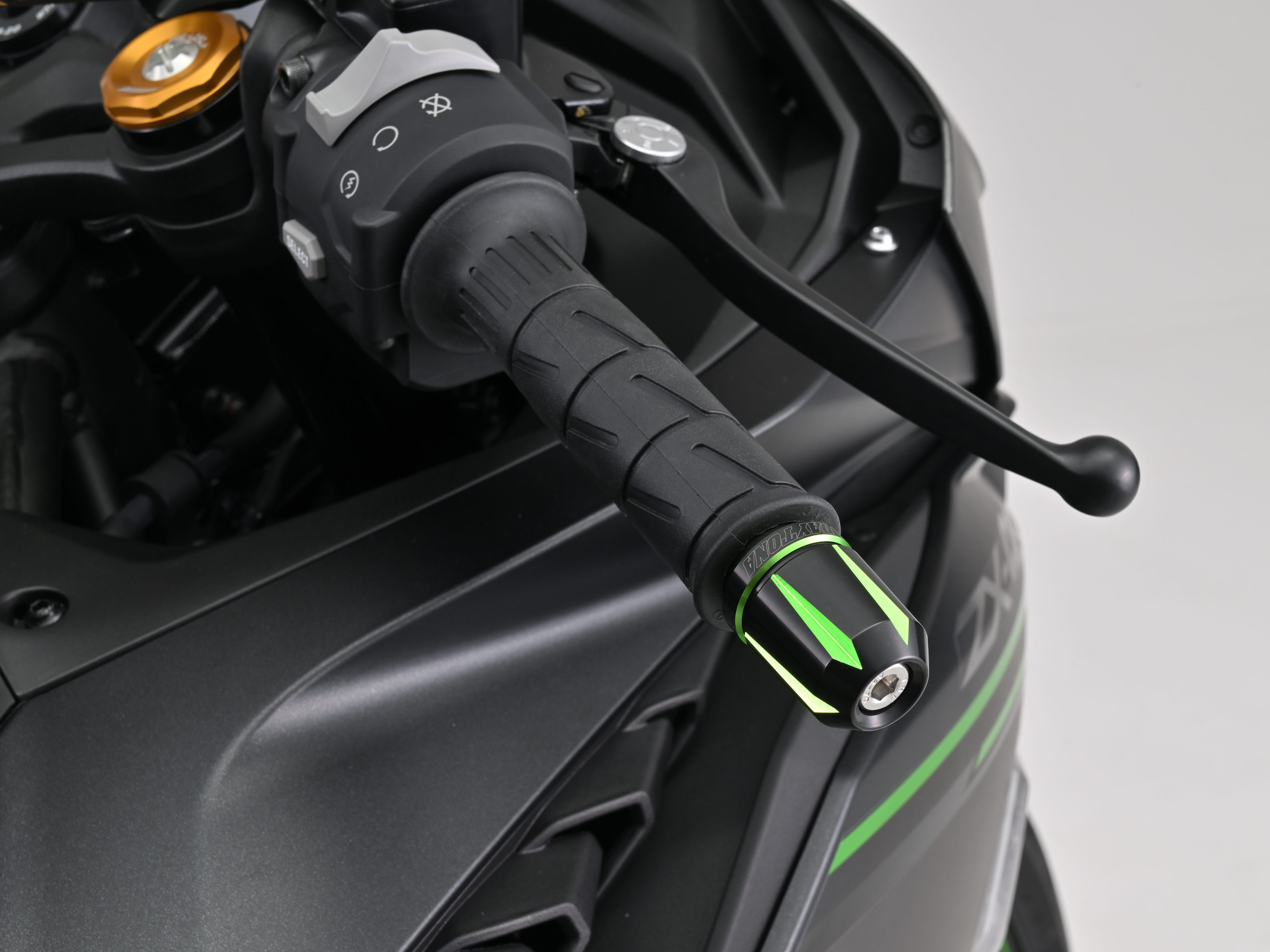 PREMIUM ZONE ハンドルバーエンドプラグ KAWASAKI車 M8タイプ｜株式