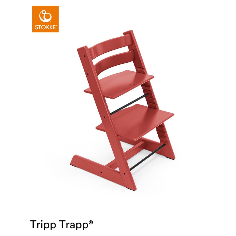 ストッケ トリップトラップ レッド ベビーガード付き ストッケSTOKKE