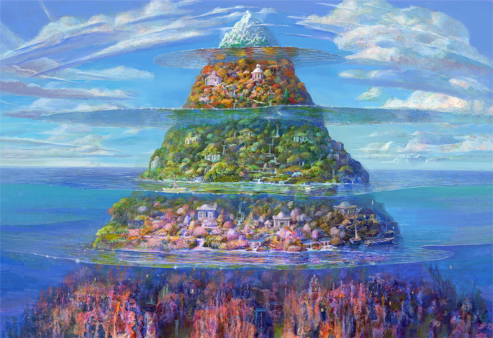 スタジオ（贄田越郎画）