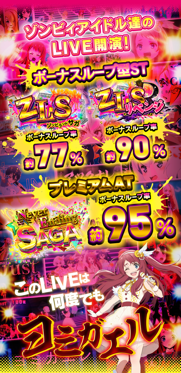 大都技研「スロット ゾンビランドサガ」