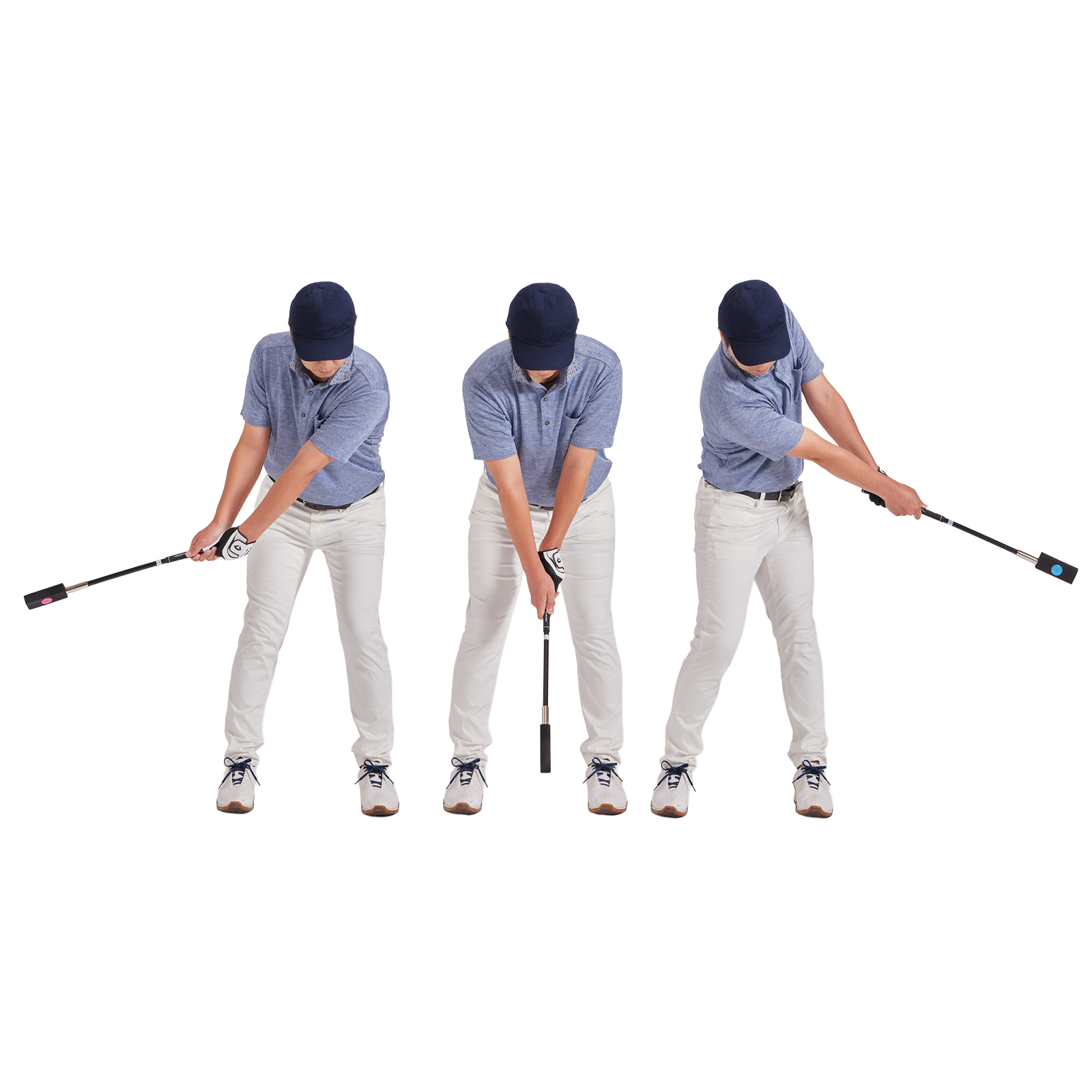 見える化”でゴルフスイングを再確認。フェース面とリズムを整える自宅