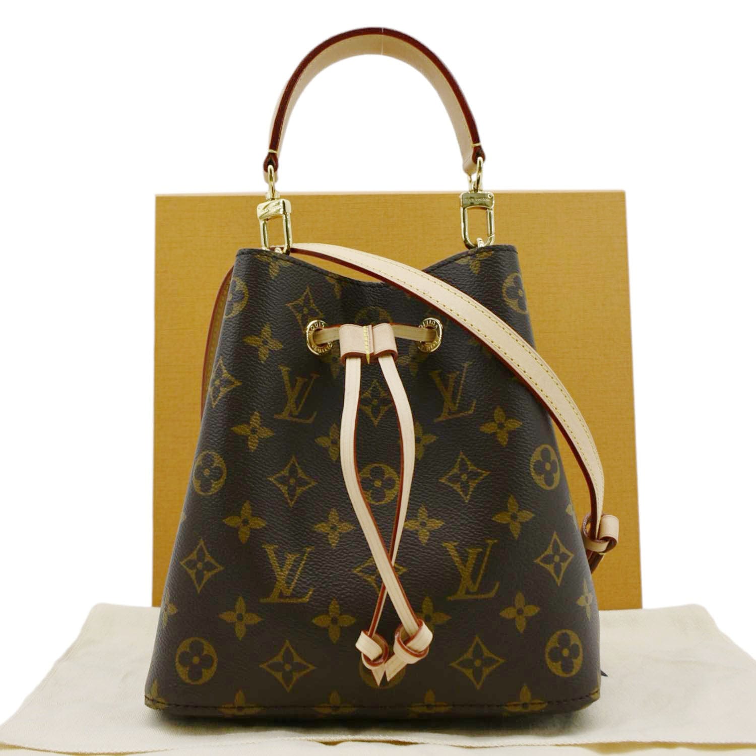LOUIS VUITTON NeoNoe BB Monogram Canvas Shoulder Bag Brown