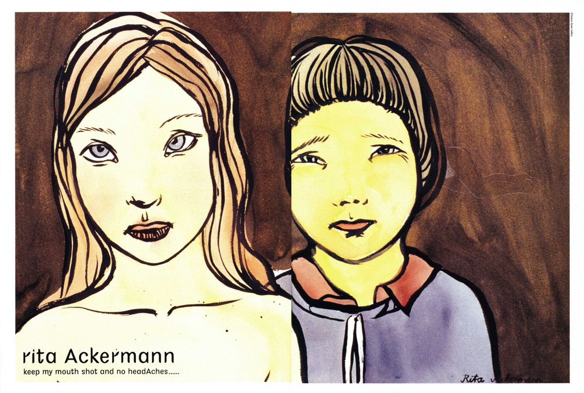 Rita Ackermann Works 1993-1996' - H Magazine December 1998