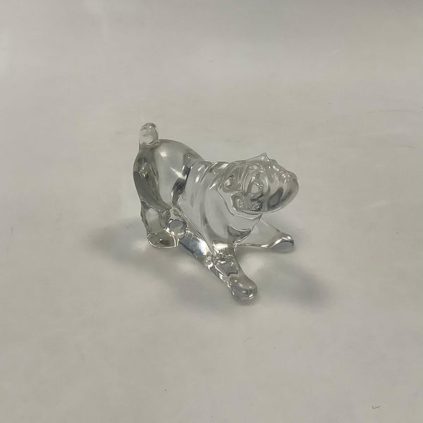 バカラ フレンチグラス ブルドッグフィギュア