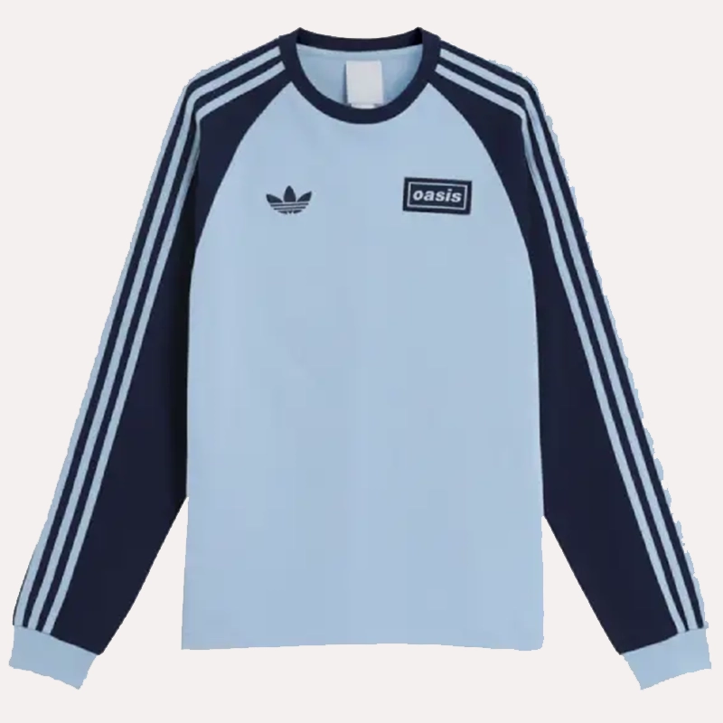 Adidas x Oasis Tour 3-Stripes Long Sleeves T-shirt - Danezon