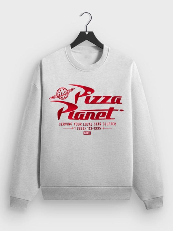 Disney x Kith for Pixar Pizza Planet Nelson Crewneck Sweatshirt