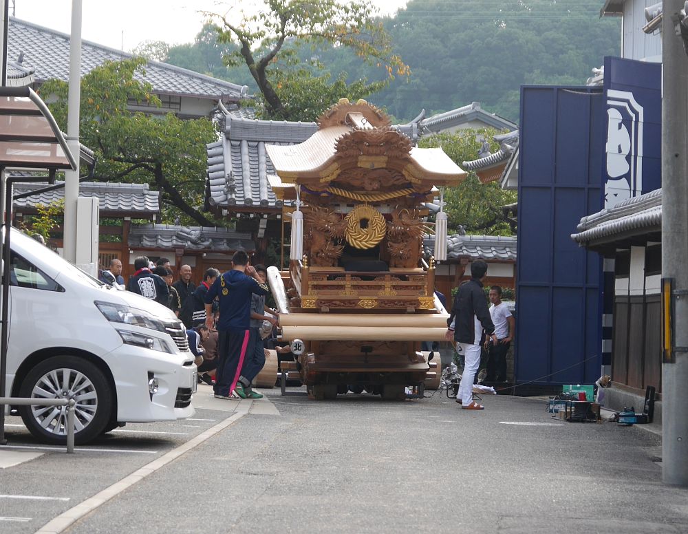 上田町新調地車お披露目曳行