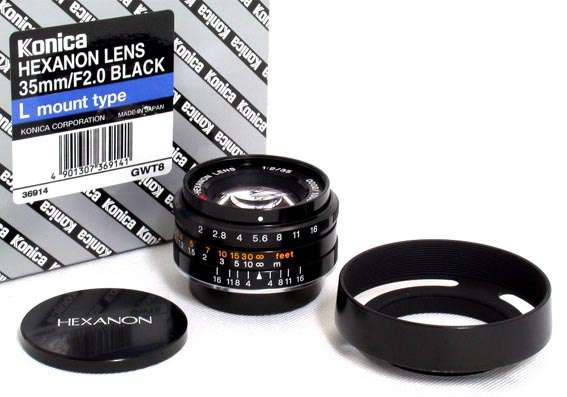 Konica 35mm f/2 UC-Hexanon for Leica