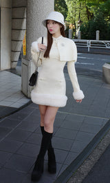 ビジューケープニットミニワンピース – Darich (ダーリッチ)