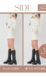 ショルダースカラップフリルシャツミニワンピース – Darich (ダーリッチ)