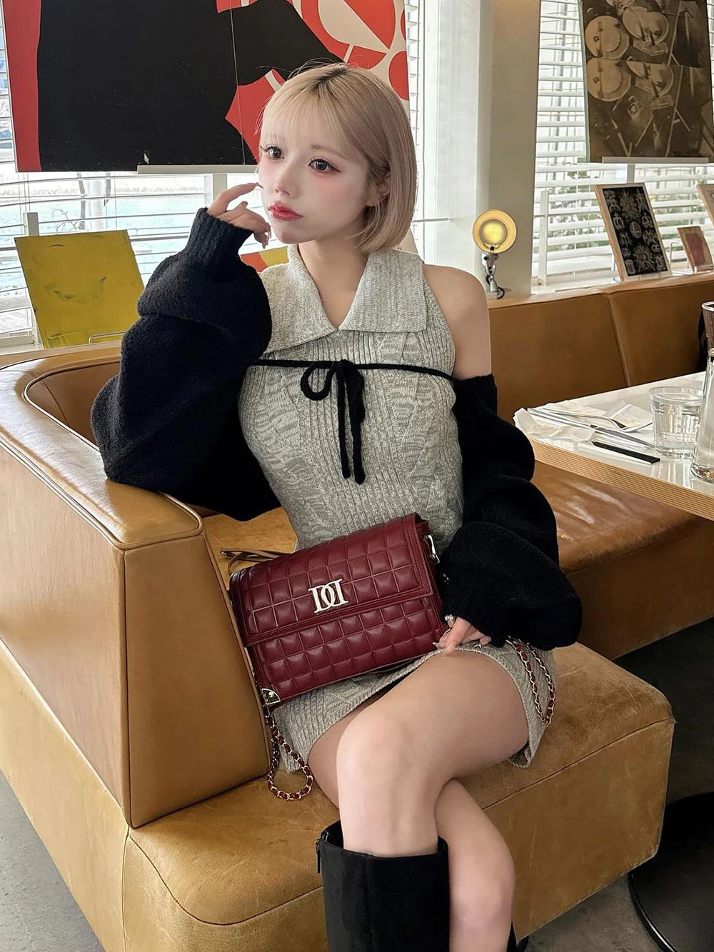 ショートボレロニットミニワンピース – Darich (ダーリッチ)