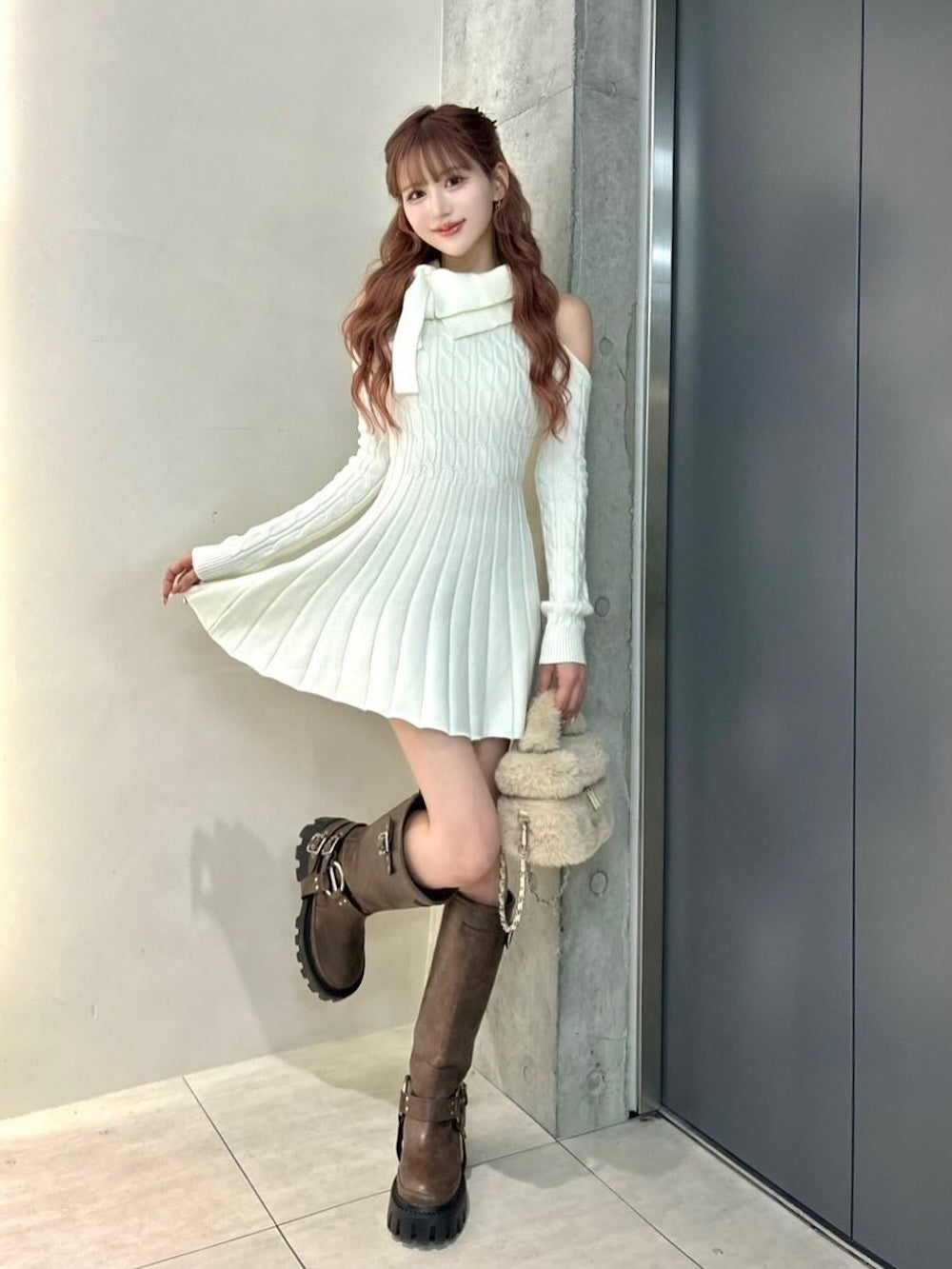 アメスリフレアニットミニワンピース – Darich (ダーリッチ)