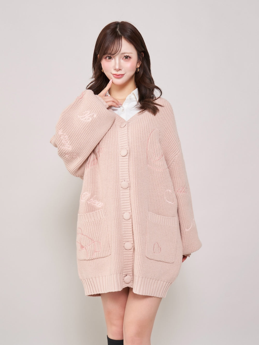 Dベアエンブロイダリーニットカーディガン – Darich (ダーリッチ)